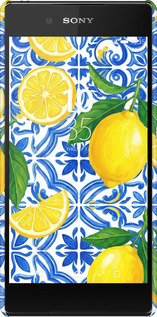 3D пластиковый глянцевый чехол Grocery Girl Italian Summer для Sony Xperia Z3+ Dual E6533 - 6766c-165 изображение 