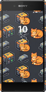 3D пластиковый глянцевый чехол Autonomous Zone для Sony Xperia Z3+ Dual E6533 - 6771c-165 изображение 