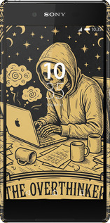 3D пластиковий матовий чехол The Overthinker для Sony Xperia Z3+ Dual E6533 - 6774m-165 изображение 