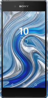 3D пластиковый глянцевый чехол Liquid Chrome для Sony Xperia Z3+ Dual E6533 - 6781c-165 изображение 