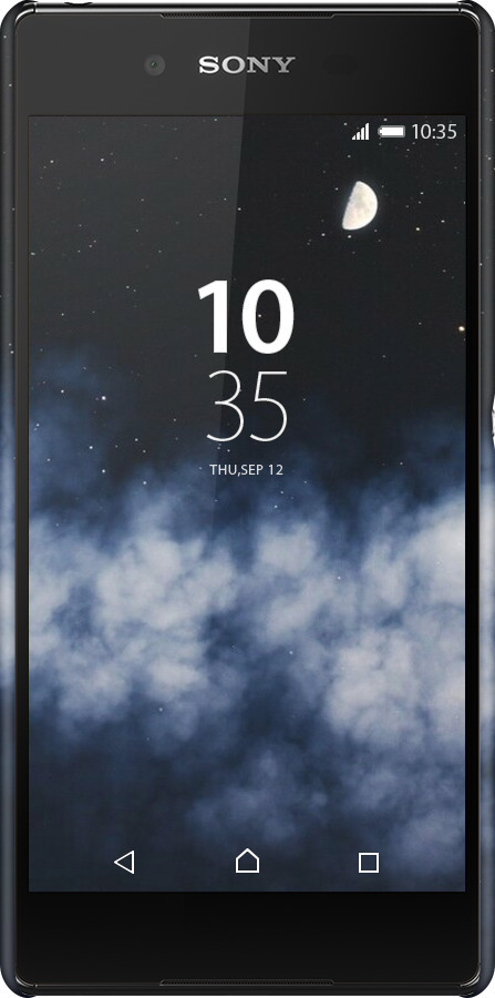 3D пластиковый матовый чехол Ночное небо для Sony Xperia Z3+ Dual E6533 - 6450m-165 изображение 