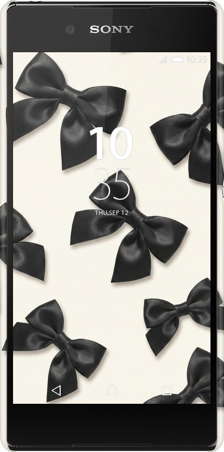 3D пластиковый глянцевый чехол Dark Coquette для Sony Xperia Z3+ Dual E6533 - 6765c-165 изображение 