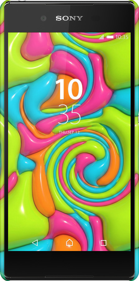 3D пластиковый матовый чехол Y2K Jelly Dream для Sony Xperia Z3+ Dual E6533 - 6780m-165 изображение 