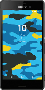 Силиконовый чехол Желто-голубой камуфляж для Sony Xperia Z3+ Dual E6533 - 1084u-165 изображение 