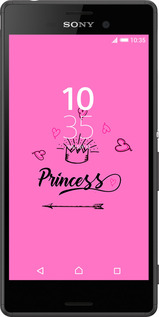 Силиконовый чехол Princess для Sony Xperia Z3+ Dual E6533 - 4361u-165 изображение 