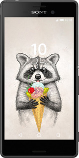 Силіконовий чехол Єнотик з морозивом для Sony Xperia Z3+ Dual E6533 - 4602u-165 изображение 