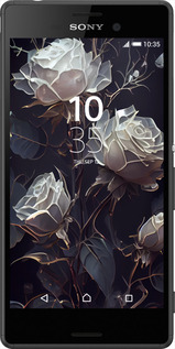 Силиконовый чехол Розы 2 для Sony Xperia Z3+ Dual E6533 - 5550u-165 изображение 