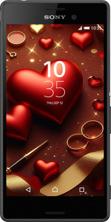 Силіконовий чехол Сердечки v3 для Sony Xperia Z3+ Dual E6533 - 5833u-165 изображение 