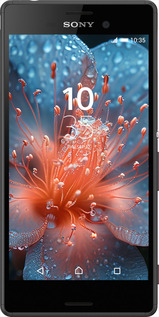 Силиконовый чехол Роса на цветке для Sony Xperia Z3+ Dual E6533 - 6039u-165 изображение 