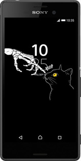Силіконовий чехол Кішка для Sony Xperia Z3+ Dual E6533 - 6505u-165 изображение 