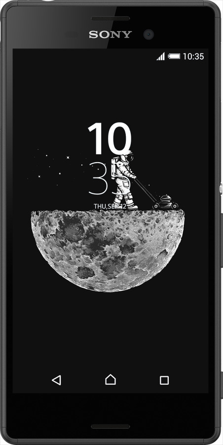 Силіконовий чехол Moon in dark для Sony Xperia Z3+ Dual E6533 - 4176u-165 изображение 