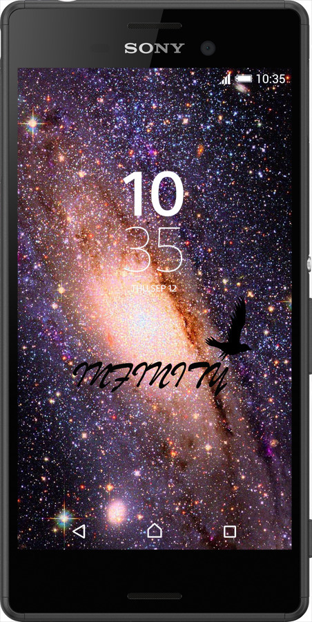 Силіконовий чехол Нескінченність для Sony Xperia Z3+ Dual E6533 - 4390u-165 изображение 