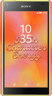 3D пластиковый матовый чехол Aura Gradient Main Character Energy Aesthetic Y2K для Sony Xperia Z5 Compact E5823 - 6783m-322 изображение 