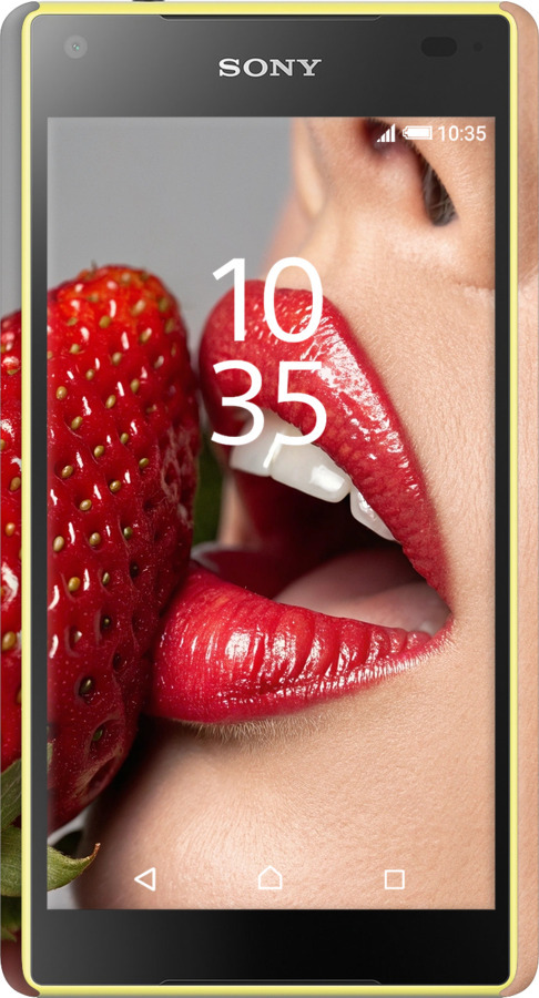3D пластиковый глянцевый чехол Наслаждение для Sony Xperia Z5 Compact E5823 - 6701c-322 изображение 