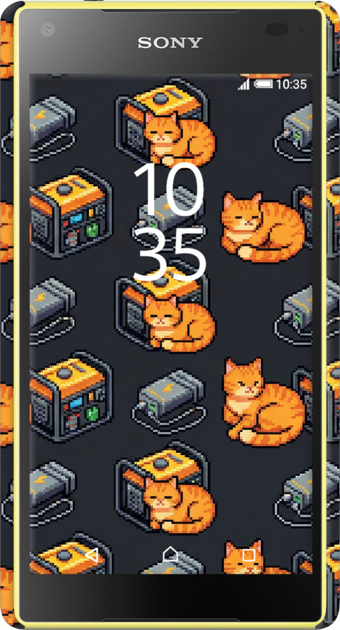 3D пластиковый матовый чехол Autonomous Zone для Sony Xperia Z5 Compact E5823 - 6771m-322 изображение 