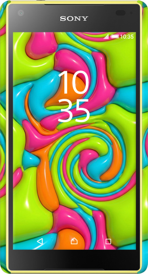 3D пластиковый глянцевый чехол Y2K Jelly Dream для Sony Xperia Z5 Compact E5823 - 6780c-322 изображение 