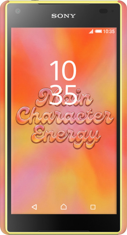 3D пластиковый матовый чехол Aura Gradient Main Character Energy Aesthetic Y2K для Sony Xperia Z5 Compact E5823 - 6783m-322 изображение 