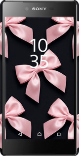 3D пластиковый глянцевый чехол Coquette Ribbons Dark Coquette для Sony Xperia Z5 Premium E6883 - 6767c-345 изображение 