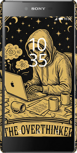 3D пластиковий глянцевий чехол The Overthinker для Sony Xperia Z5 Premium E6883 - 6774c-345 изображение 