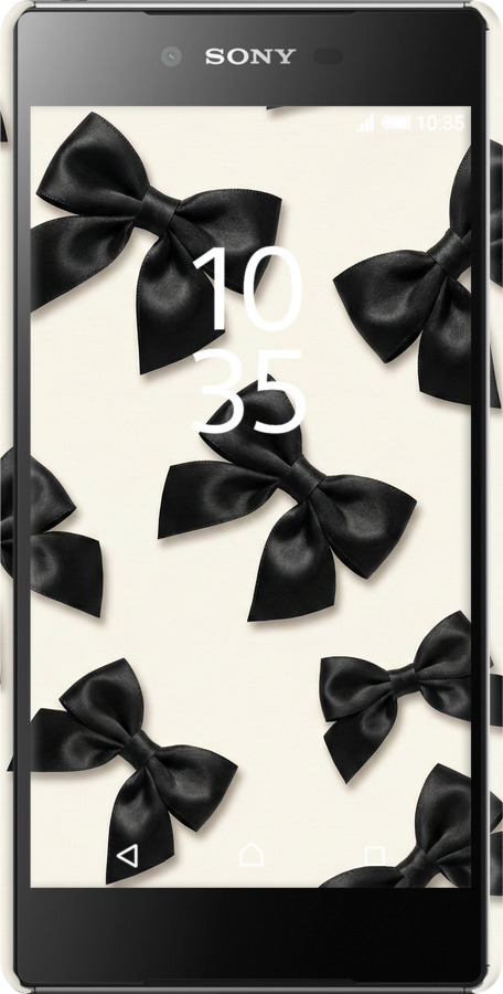 3D пластиковий глянцевий чехол Dark Coquette для Sony Xperia Z5 Premium E6883 - 6765c-345 изображение 