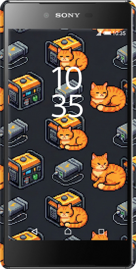 3D пластиковый глянцевый чехол Autonomous Zone для Sony Xperia Z5 Premium E6883 - 6771c-345 изображение 