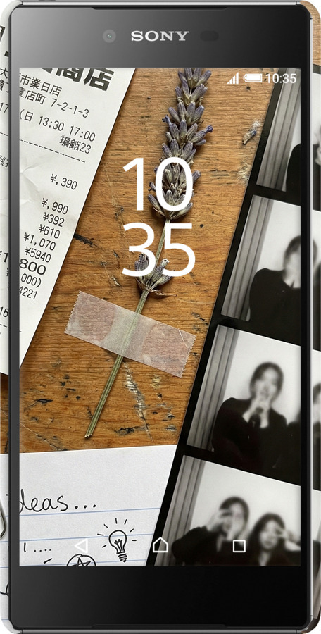 3D пластиковий глянцевий чехол Aesthetic Scrapbook Collage для Sony Xperia Z5 Premium E6883 - 6773c-345 изображение 