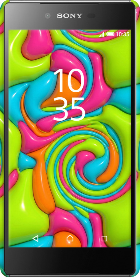 3D пластиковый глянцевый чехол Y2K Jelly Dream для Sony Xperia Z5 Premium E6883 - 6780c-345 изображение 