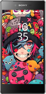 2D пластиковый чехол Аниме парень для Sony Xperia Z5 Premium E6883 - 6317t-345 изображение 