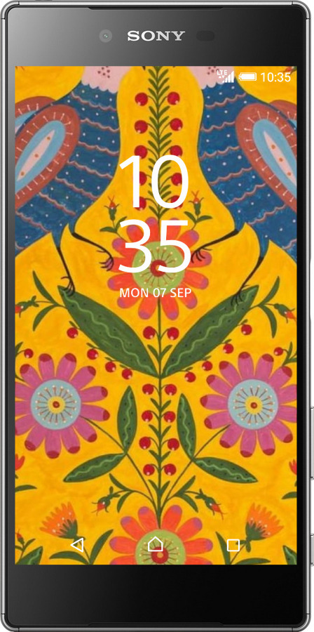 2D пластиковый чехол Примаченко4 для Sony Xperia Z5 Premium E6883 - 5912t-345 изображение 