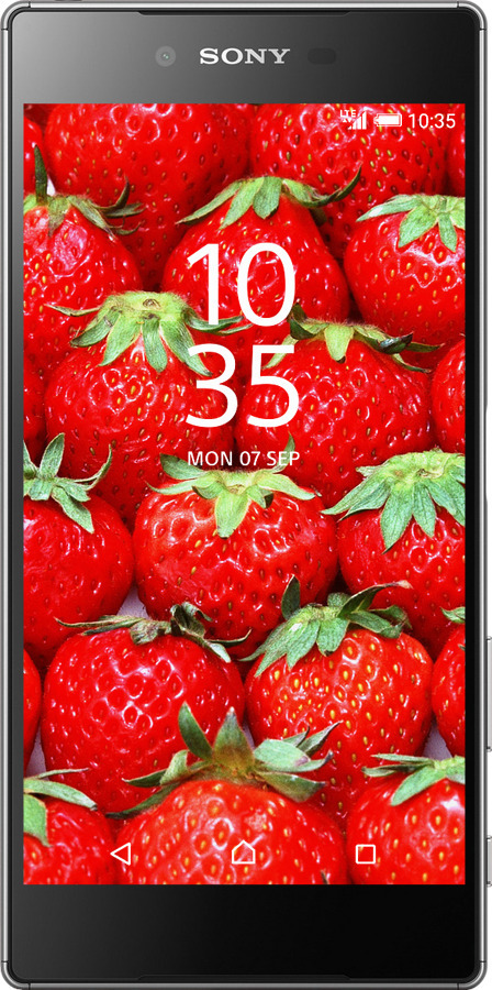 2D пластиковий чехол Полуниця для Sony Xperia Z5 Premium E6883 - 6020t-345 изображение 