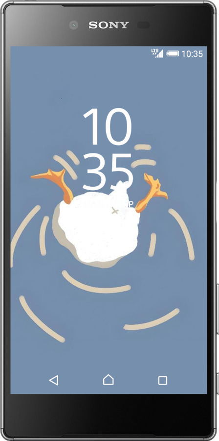 2D пластиковий чехол Гусь ныряет для Sony Xperia Z5 Premium E6883 - 6275t-345 изображение 
