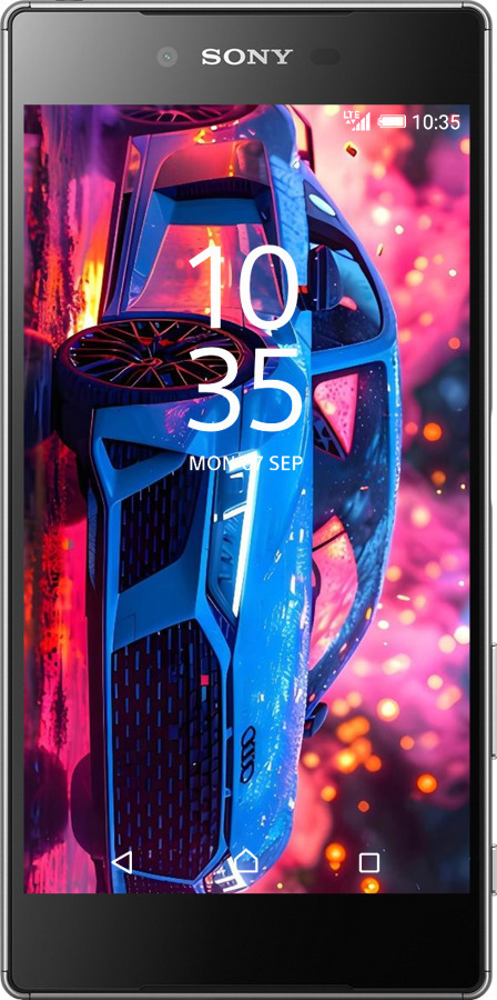 2D пластиковый чехол Ауди для Sony Xperia Z5 Premium E6883 - 6286t-345 изображение 