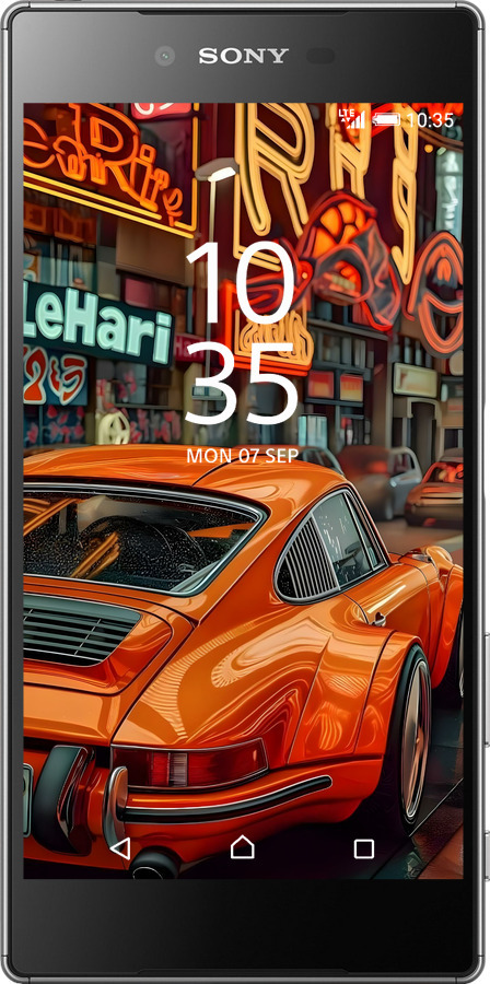 2D пластиковый чехол Порше для Sony Xperia Z5 Premium E6883 - 6334t-345 изображение 