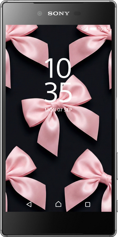 2D пластиковий чехол Coquette Ribbons Dark Coquette для Sony Xperia Z5 Premium E6883 - 6767t-345 изображение 