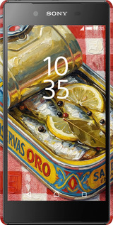 3D пластиковый матовый чехол Vintage Sardine Tin Phone для Sony Xperia Z5 E6633 - 6772m-274 изображение 