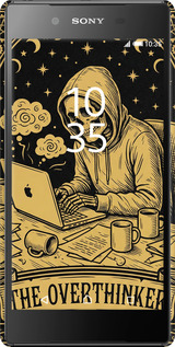 3D пластиковий матовий чехол The Overthinker для Sony Xperia Z5 E6633 - 6774m-274 изображение 