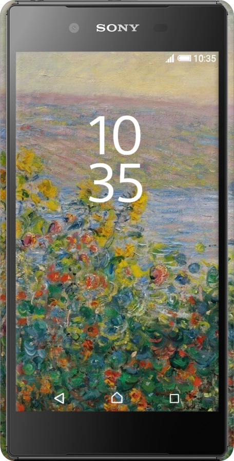 3D пластиковый матовый чехол Пейзаж для Sony Xperia Z5 E6633 - 6445m-274 изображение 