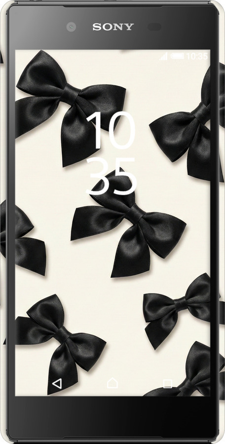 3D пластиковий глянцевий чехол Dark Coquette для Sony Xperia Z5 E6633 - 6765c-274 изображение 