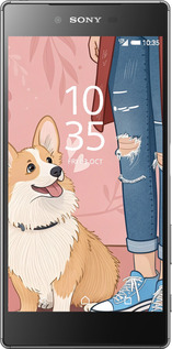 Силиконовый чехол Корги 3 для Sony Xperia Z5 E6633 - 6707u-274 изображение 