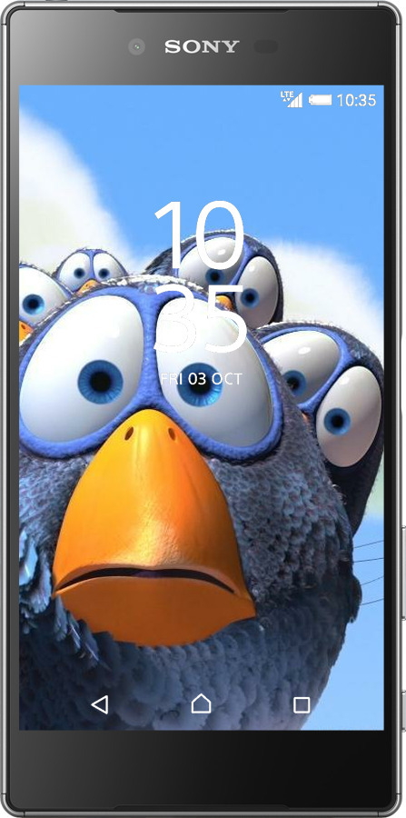 2D пластиковий чехол Angry Birds для Sony Xperia Z5 E6633 - 6008t-274 изображение 