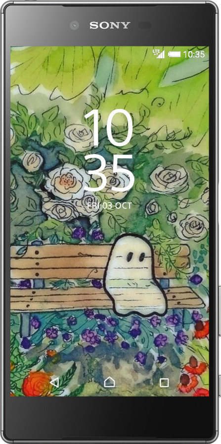 Силиконовый чехол Призрак 3 для Sony Xperia Z5 E6633 - 6248u-274 изображение 