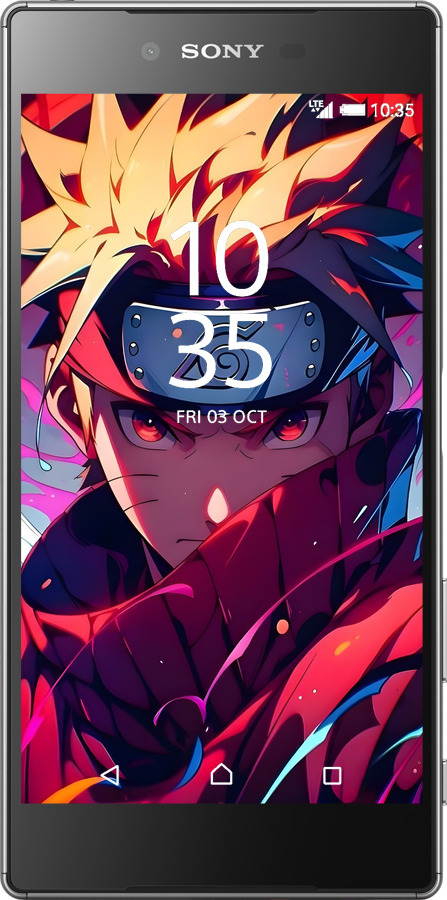 Силиконовый чехол Наруто для Sony Xperia Z5 E6633 - 6274u-274 изображение 