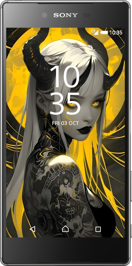 Силиконовый чехол Аниме демон 2 для Sony Xperia Z5 E6633 - 6309u-274 изображение 