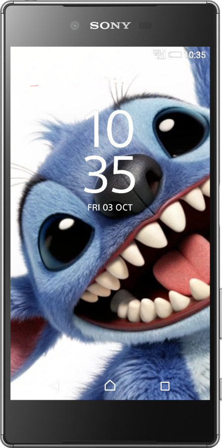 2D пластиковий чехол Стіч для Sony Xperia Z5 E6633 - 6684t-274 изображение 