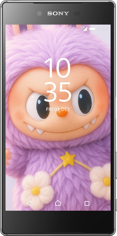 2D пластиковий чехол Лабубу для Sony Xperia Z5 E6633 - 6708t-274 изображение 