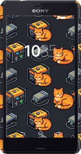 3D пластиковый глянцевый чехол Autonomous Zone для Sony Xperia Z3 Compact D5803 - 6771c-277 изображение 