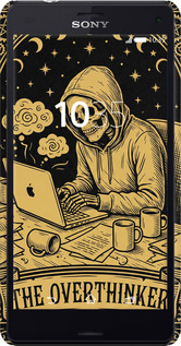 3D пластиковий глянцевий чехол The Overthinker для Sony Xperia Z3 Compact D5803 - 6774c-277 изображение 