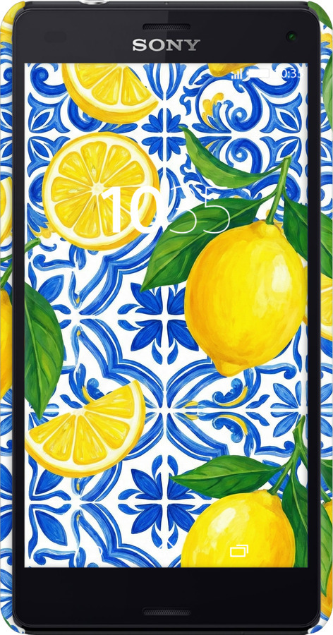 3D пластиковий матовий чехол Grocery Girl Italian Summer для Sony Xperia Z3 Compact D5803 - 6766m-277 изображение 