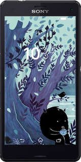 Силиконовый чехол Арт принт Тихое место чая для Sony Xperia Z3 Compact D5803 - 6544u-277 изображение 