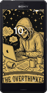 Силіконовий чехол The Overthinker для Sony Xperia Z3 Compact D5803 - 6774u-277 изображение 